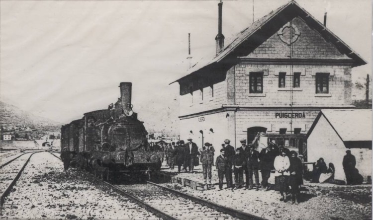 Foto de la antigua estación de Puigcerdá